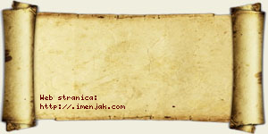 Alimpije Josijević vizit kartica